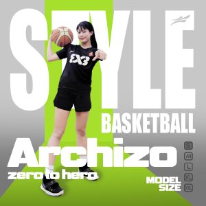 Áo thể thao slimfit bóng rổ 3x3 Việt Nam Archizo